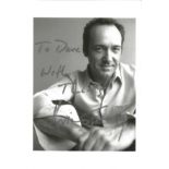 Kevin Spacey signed dedicated 6 x 4 b/w photo in very good condition. All autographs come with a