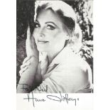 Anne Jeffreys signed dedicated 5 x 7 b/w photo card dated 1978 in good condition with small