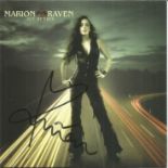 Marion Raven signed front of her debut album cover Set Me Free without disc and in very good