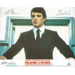 Alan Bates signed 8 x 10 colour publicity photo from A Prayer For The Dying in good condition with