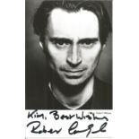 Robert Carlyle signed 5 x 4 b/w photo in very good condition. All autographs come with a Certificate