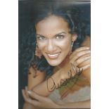 Andushka Shankar signed 12x8 colour photo. Good condition. All autographs come with a Certificate of