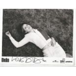 Dido signed 10x8 black and white photo. Good condition. All autographs come with a Certificate of