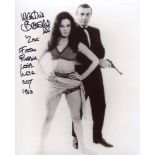 007 James Bond girl Martine Beswick signed 8x10 photo from the film From Russia With Love with