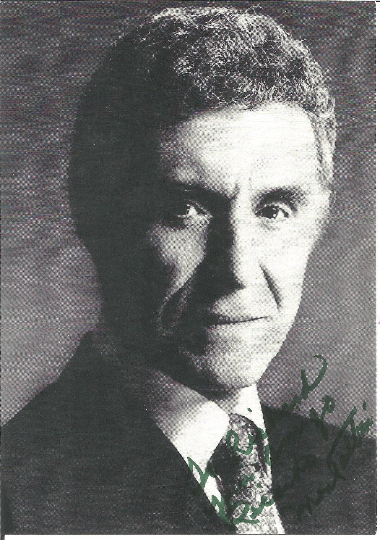Ricardo Montalban signed 6x4 black and white photo dedicated. Good condition. All autographs come