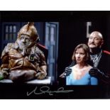 Doctor Who 8x10 inch photo scene signed by actor Nabil Shaban who played Sil. Good condition. All