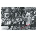 The Wizard of Oz, 8x10 scene photo signed by actor Jerry Maren who played one of the Munchkins. Good