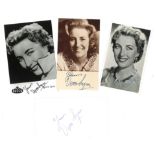 Vera Lynn signed 6x4 black and white postcard collection. 3 included. Good condition. All autographs