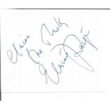 Elaine Paige signed album page dedicated. Elaine Jill Paige OBE (née Bickerstaff, 5 March 1948) is