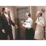 Andrew Sachs signed 10x8 colour photo, from Faulty Towers inscribed "Hello from Manuel". Good