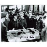 The Dambusters. Wonderful 8x10 photo from the war movie The Dambusters signed by the late Richard