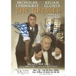 Nicholas Lyndhurst and Julian Glover signed theatre flyer. Good condition. All autographs come