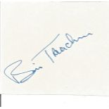 Bill Treacher signed album page. Bill Treacher (born 4 June 1930) is a retired English actor. He