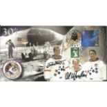 Space Moonwalker Dave Scott and Al Worden NASA Astronaut signed 2001 Apollo 15 Limited Edition