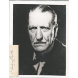 C Aubrey Smith small signature piece with 10x8 black and white photo. Good condition. All autographs