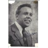 Charlie Williams signed 6x4 black and white photo. Good condition. All autographs come with a