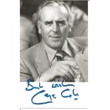 George Cole signed 6x4 black and white Minder photo. George Edward Cole, OBE (22 April 1925 - 5