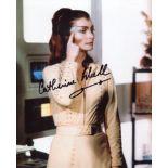 Space 1999 science fiction TV series photo signed by actress Catherine Schell. Good condition. All