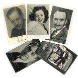 PRINTED 6x4 vintage photo collection. 5 in total. Amongst names are Margaret Lockwood, Rex