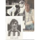 Collection of Various Football Signature Pieces and Magazine Cuttings, Including Chriss Woods, Kid