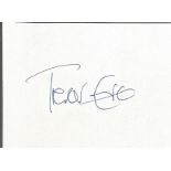 Trevor Eve signed album page. Trevor John Eve (born 1 July 1951) is an English film and television