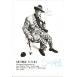 George Melly signed 6x4 black and white photo. Alan George Heywood Melly (17 August 1926 - 5 July