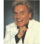 Freddie Starr signed 6x5 colour photo dedicated. Good condition. All autographs come with a