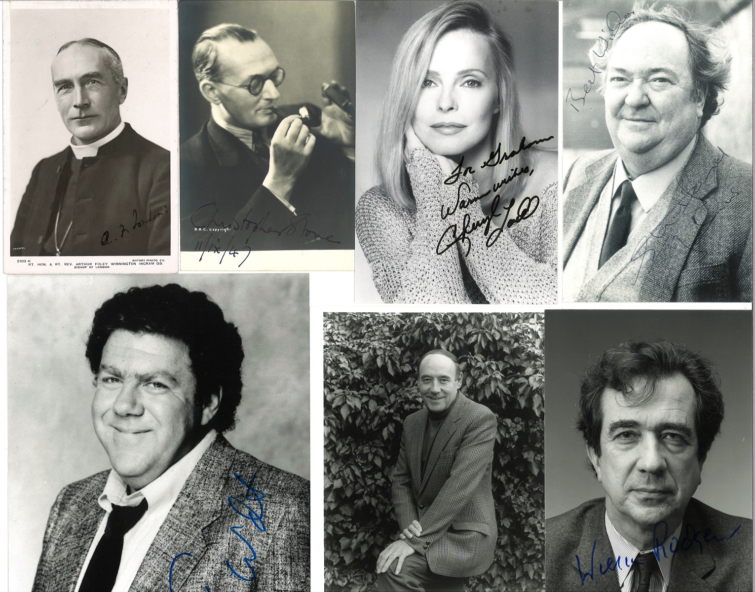 Collection of TV & Movie Stars Items, 12 Signed Photos Plus Letters and Signature Items, Including - Image 4 of 4