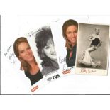 Collection of 15 Signed Photos TV & Movie Stars, Including Michael Denison, Jessica Martin, Patsy