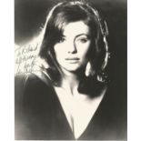 Jacqueline Bisset signed 10x8 black and white photo dedicated. Good condition. All autographs come