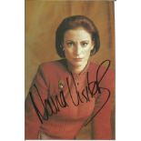 Nana Visitor signed 6x4 colour Star Trek postcard photo. Nana Tucker ( born July 26, 1957), known