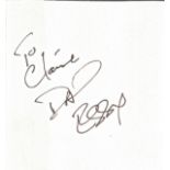 David Essex signed album page dedicated. David Essex OBE (born David Albert Cook; 23 July 1947) is
