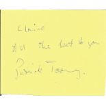 Pat Toomey signed album page. Patrick Joseph Toomey Jr. (born November 17, 1961) is an American