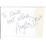 Angela Down signed album page. Angela Down (born 15 June 1946) is an English actress. She is known