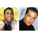 Five Boy Band 4 Signed 8x10 Photos Inc. Jason J Brown, Bradley Mcintosh, Ritchie Neville & Scott