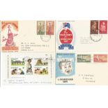Collection of 8 FDC and Commemorative Covers from New Zealand, Plus a selection of Stamped