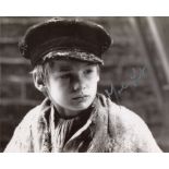 Oliver! 8x10 inch photo from one of the great British musicals, signed by actor Mark Lester. Good