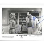 Jim Carey and Laura Linnea signed 10x8 black and white movie still from The Trauma show. Good