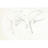 Patti Lupone signed album page. Patti Ann LuPone (born April 21, 1949) is an American actress and