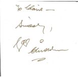 George Chisholm signed album page dedicated. George Chisholm OBE (29 March 1915 - 6 December 1997)