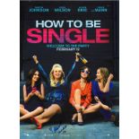 16x12 colour promo photo taken from the film How To Be Single signed by Rebel Wilson and Leslie