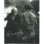 Ron Moody and Mark Lester signed 10x8 photograph taken from the British musical Oliver! Good