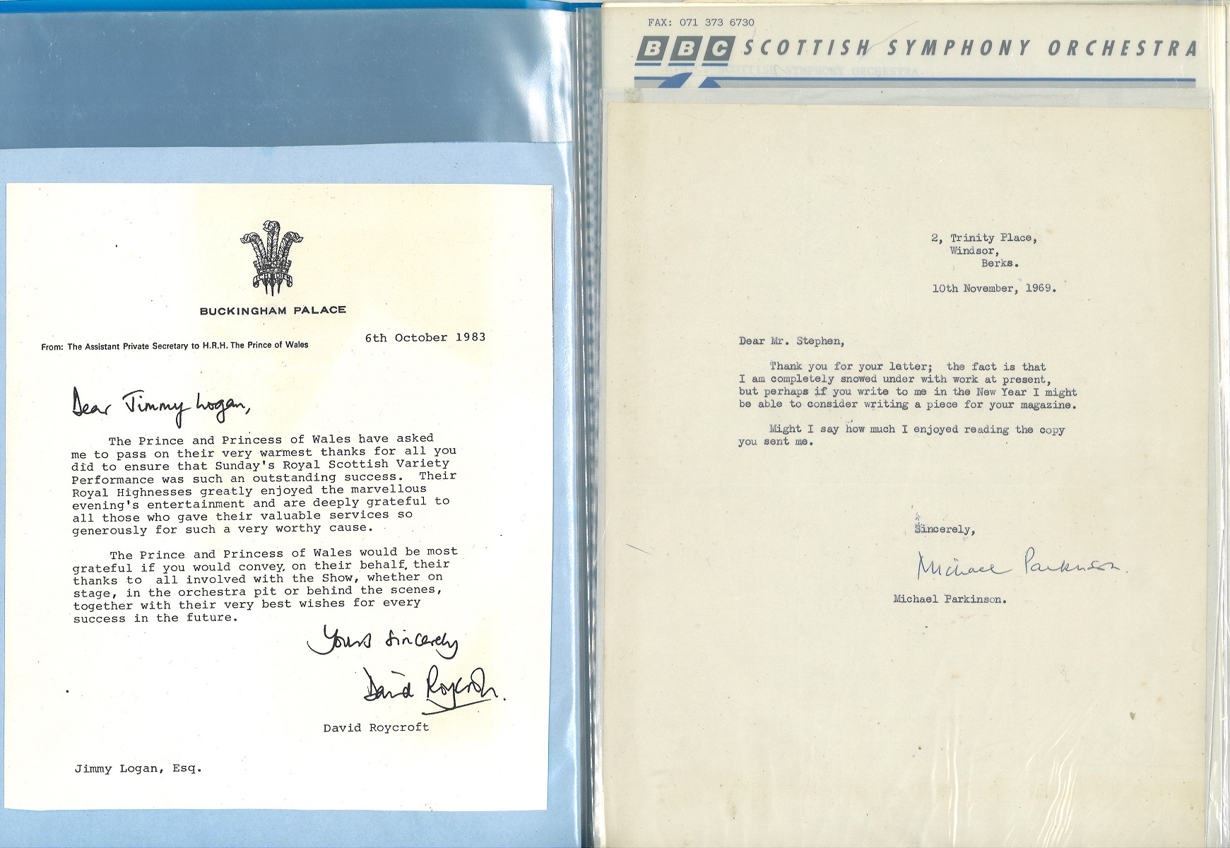 Collection of TV & Film Correspondence and Signed Photos in Binder, Including Letters from Maureen - Image 4 of 4