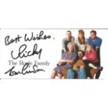 Ricky Tomlinson signed The Royle Family promo photo. Eric "Ricky" Tomlinson (born 26 September 1939)