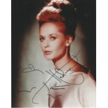 Tippi Hedren signed 10 x 8 inch colour photo, with Birds Doodle. Good condition. All autographs come