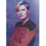 Denise Crosby signed 12x8 Star Trek Next Generation colour photo dedicated. Good condition. All