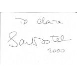 Sacha Distel signed album page. Alexandre "Sacha" Distel (29 January 1933 - 22 July 2004) was a