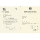 Collection of 15 Political Correspondence, Letters from Various Departments, Environment, Health,
