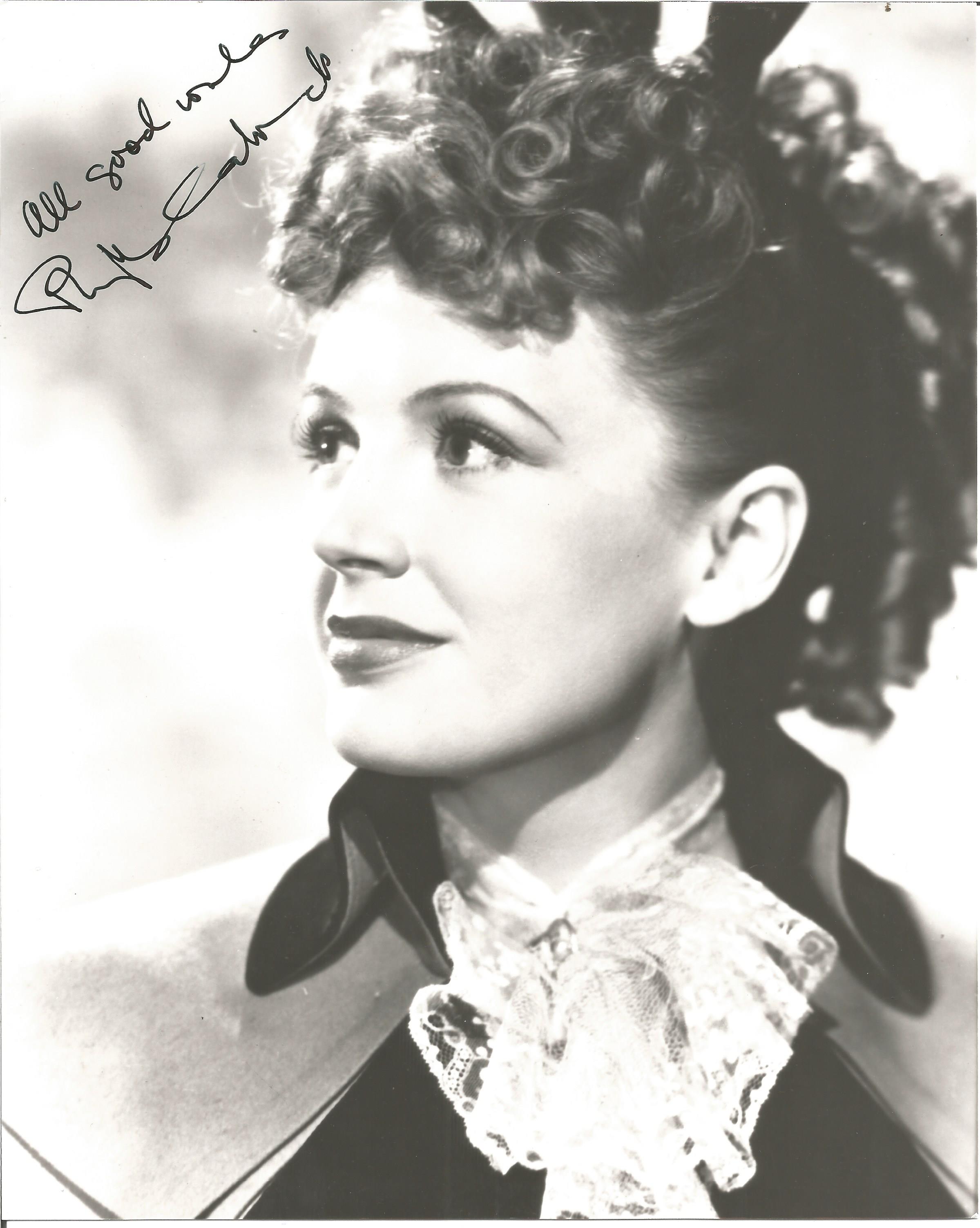Phyllis Calvert signed 10x8 black and white photo. Good condition. All autographs come with a