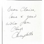 Cheryl Campbell signed album page. Cheryl Campbell (born 22 May 1949) is an English actor of